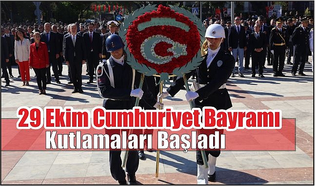 29 Ekim Cumhuriyet Bayramı Kutlamaları Başladı