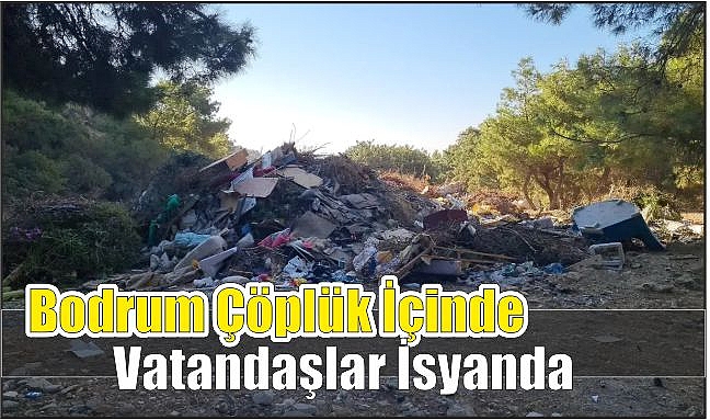 Bodrum Çöplük İçinde Vatandaşlar İsyanda